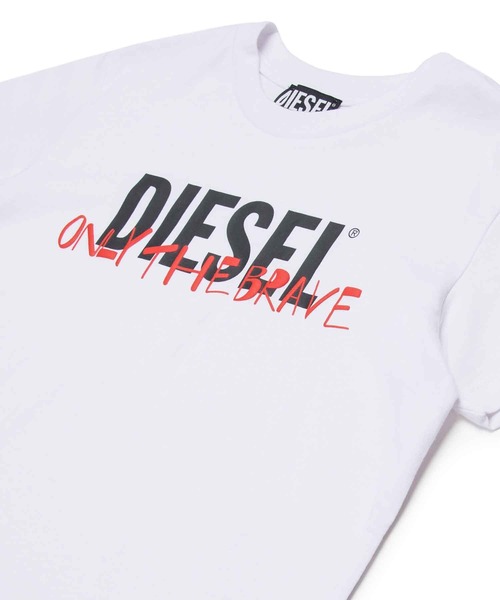DIESEL KIDS(ディーゼルキッズ)の「DIESEL(ディーゼル)Kids & Junior ブランドロゴ半袖Tシャツカットソー(Tシャツ/カットソー・キッズ・ホワイト/カーキ/ブラック/ピンク・6Y/4Y/10Y/8Y/16Y/14Y/12Y)」の14枚目の写真