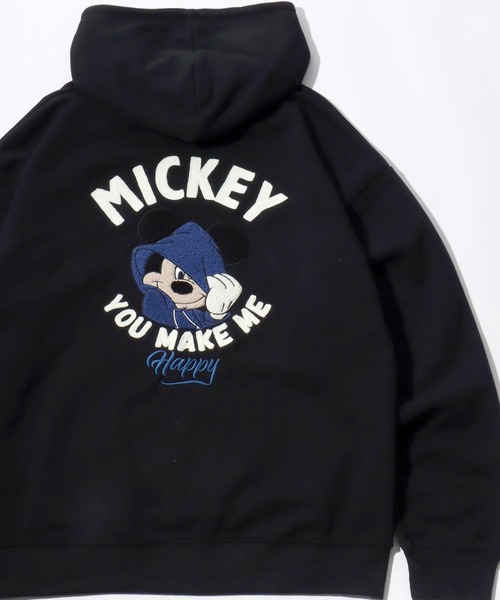 2025AW Disney/ディズニー オーバーサイズ 裏起毛 ミッキー