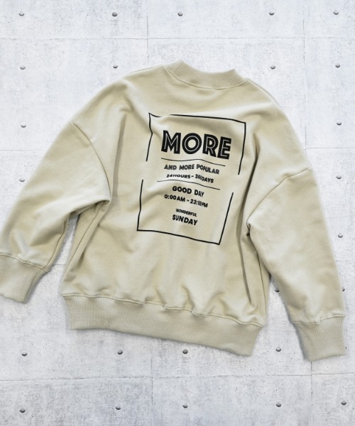 jeans-b（ジーンズベー）の「jeans-b/ジーンズベー WONDER　トレーナー（スウェット・キッズ・サンドベージュ/ベージュ/チャコールグレー・140cm/150cm/160cm/130cm）」の13枚目の写真