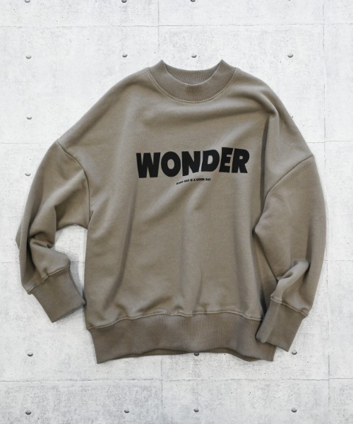 jeans-b（ジーンズベー）の「jeans-b/ジーンズベー WONDER　トレーナー（スウェット・キッズ・サンドベージュ/ベージュ/チャコールグレー・140cm/150cm/160cm/130cm）」の14枚目の写真