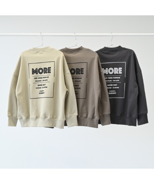 jeans-b（ジーンズベー）の「jeans-b/ジーンズベー WONDER　トレーナー（スウェット・キッズ・サンドベージュ/ベージュ/チャコールグレー・140cm/150cm/160cm/130cm）」の19枚目の写真