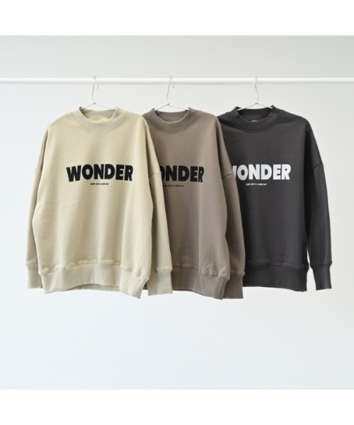 jeans-b（ジーンズベー）の「jeans-b/ジーンズベー WONDER　トレーナー（スウェット・キッズ・サンドベージュ/ベージュ/チャコールグレー・140cm/150cm/160cm/130cm）」の20枚目の写真