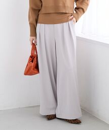 le.coeur blanc | 《手洗い可能》フルダルダブルタックワイドパンツ(その他パンツ)