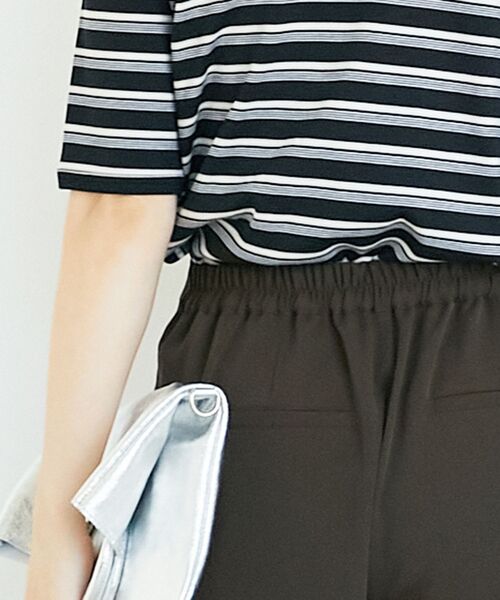 le.coeur blanc（ルクールブラン）の「《手洗い可能》フルダルダブルタックワイドパンツ（その他パンツ・レディース・キャメル/グレイッシュベージュ/ブラウン・38）」の12枚目の写真