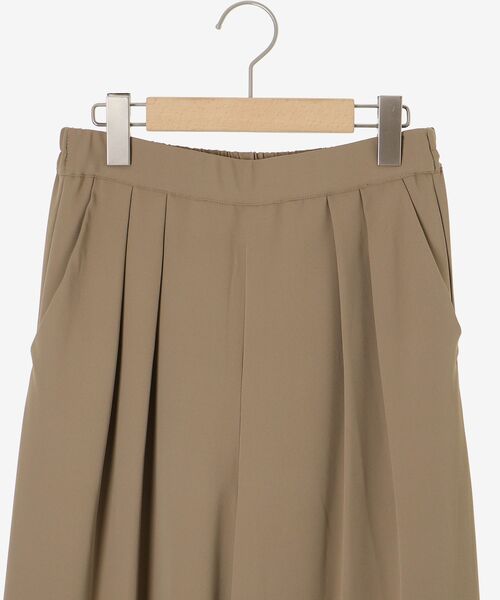 le.coeur blanc（ルクールブラン）の「《手洗い可能》フルダルダブルタックワイドパンツ（その他パンツ・レディース・キャメル/グレイッシュベージュ/ブラウン・38）」の10枚目の写真