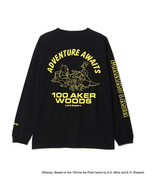 MANASTASH(マナスタッシュ)の「MANASTASH/マナスタッシュ/WINNIE THE POOH L/S TEE(Tシャツ/カットソー・メンズ・ホワイト/ブラック・XL/S/M/L)」の7枚目の写真