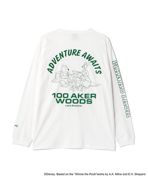 MANASTASH(マナスタッシュ)の「MANASTASH/マナスタッシュ/WINNIE THE POOH L/S TEE(Tシャツ/カットソー・メンズ・ホワイト/ブラック・XL/S/M/L)」の8枚目の写真