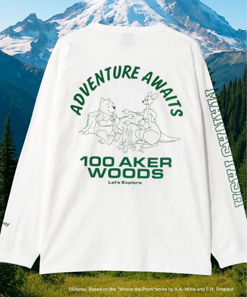 MANASTASH（マナスタッシュ）の「MANASTASH/マナスタッシュ/WINNIE THE POOH L/S TEE（Tシャツ/カットソー・メンズ・ホワイト/ブラック・XL/S/M/L）」の2枚目の写真