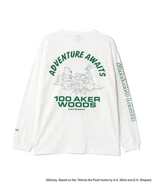 MANASTASH（マナスタッシュ）の「MANASTASH/マナスタッシュ/WINNIE THE POOH L/S TEE（Tシャツ/カットソー・メンズ・ホワイト/ブラック・XL/S/M/L）」の4枚目の写真