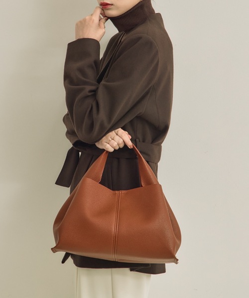 ナオパパ 軽量なのに大容量！！！】ソフトレザーバッグ（ハンドバッグ）｜NEUNA