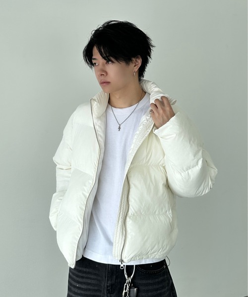 volume short padded jacket - ボリュームショート中綿ジャケット【短