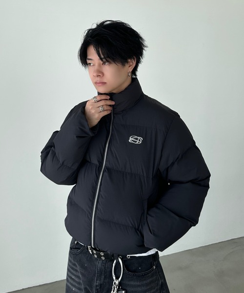 volume short padded jacket - ボリュームショート中綿ジャケット【短