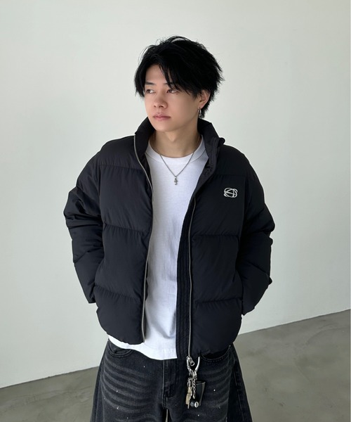 acw 短丈ジャケット volume short padded jacket - ボリュームショート中綿ジャケット【短