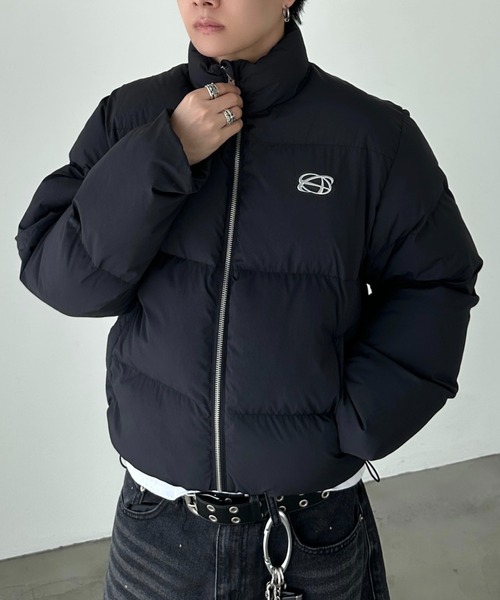 volume short padded jacket - ボリュームショート中綿ジャケット【短