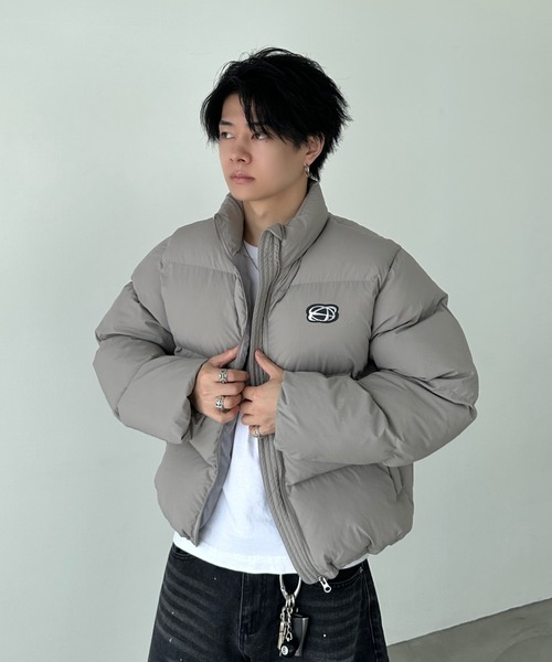 volume short padded jacket - ボリュームショート中綿ジャケット【短