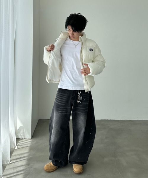 ADAMASTE（アダマスト）の「volume short padded jacket - ボリューム