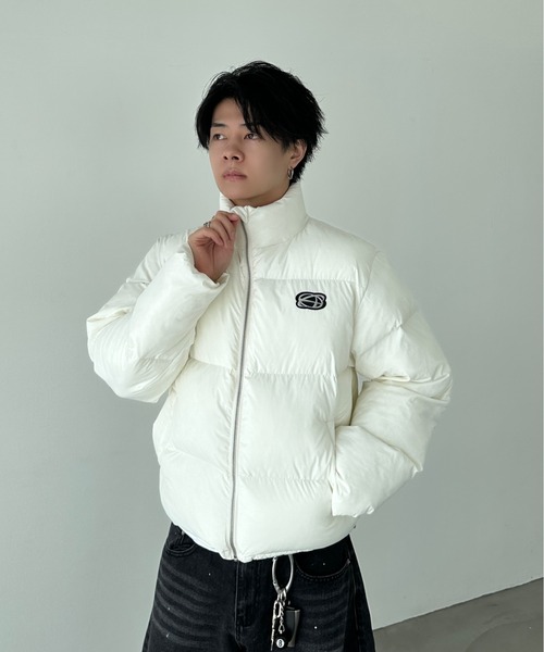 volume short padded jacket - ボリュームショート中綿ジャケット【短