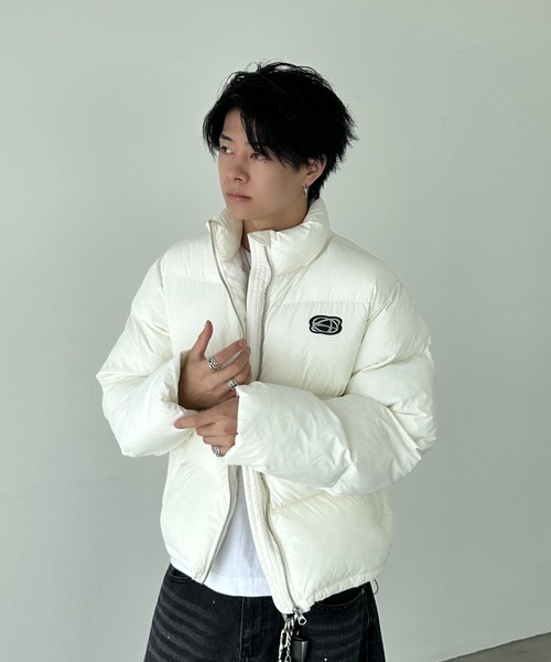 Volume Short Padded Jacket - ボリュームショート中綿ジャケット【短