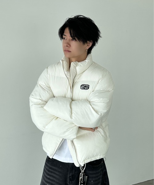 volume short padded jacket - ボリュームショート中綿ジャケット【短
