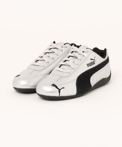 PUMA プーマ SPEEDCAT METALLIC 403689 01SILVER/BK（スニーカー