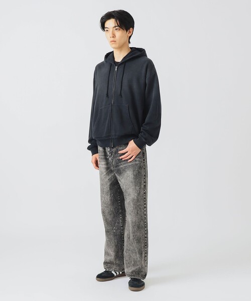 BEAMS HEART（ビームスハート）の「【ユニセックス】GMS 裏毛 ジップ パーカー（パーカー・メンズ・ブラック/ブラウン・SMALL/MEDIUM/LARGE）」の4枚目の写真