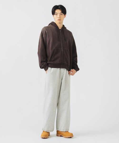 BEAMS HEART（ビームスハート）の「【ユニセックス】GMS 裏毛 ジップ パーカー（パーカー・メンズ・ブラック/ブラウン・SMALL/MEDIUM/LARGE）」の8枚目の写真