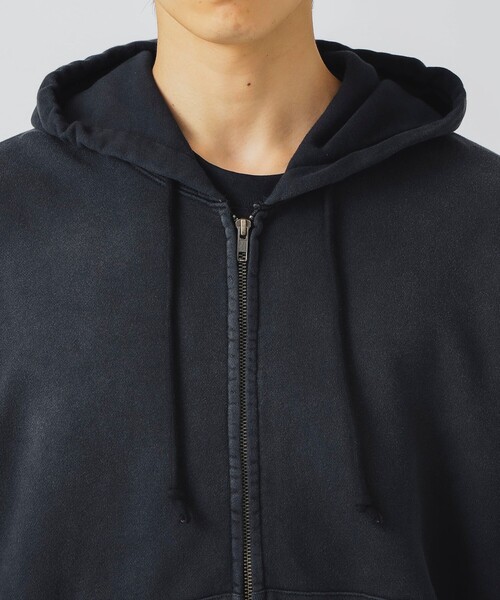 BEAMS HEART（ビームスハート）の「【ユニセックス】GMS 裏毛 ジップ パーカー（パーカー・メンズ・ブラック/ブラウン・SMALL/MEDIUM/LARGE）」の12枚目の写真