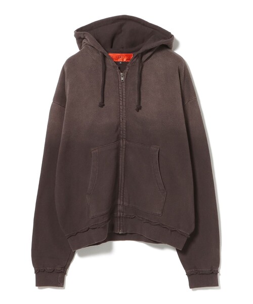 BEAMS HEART（ビームスハート）の「【ユニセックス】GMS 裏毛 ジップ パーカー（パーカー・メンズ・ブラック/ブラウン・SMALL/MEDIUM/LARGE）」の15枚目の写真