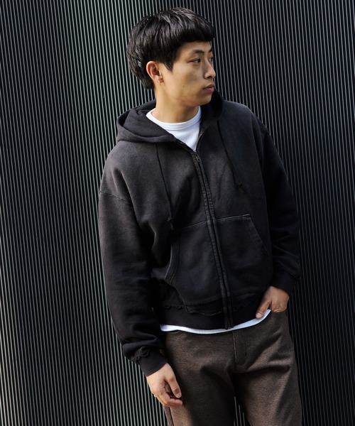 セール】【ユニセックス】GMS 裏毛 ジップ パーカー（パーカー