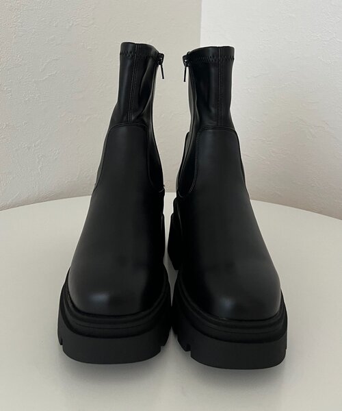 prose verse(プロズヴェール)の「トラックソールストレッチショートブーツ(ブーツ・レディース・ブラック・MEDIUM/SMALL/X-LARGE/LARGE)」の8枚目の写真