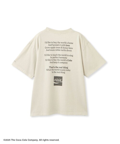 SALON adam et rope'（サロン アダム エ ロペ）の「Coca-Cola ビンテージライクTシャツ（Tシャツ/カットソー・レディース・ベージュ/ライトグレー/ベージュ系その他/グレー・FREE）」の14枚目の写真