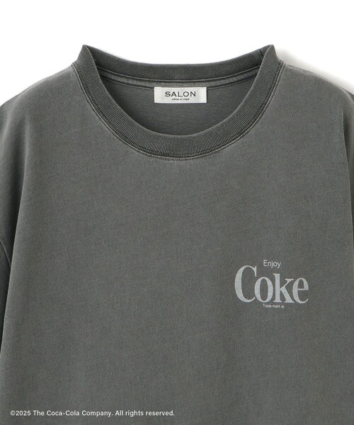 SALON adam et rope'（サロン アダム エ ロペ）の「Coca-Cola ビンテージライクTシャツ（Tシャツ/カットソー・レディース・ベージュ/ライトグレー/ベージュ系その他/グレー・FREE）」の17枚目の写真
