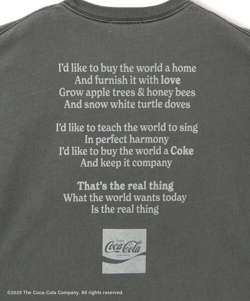 SALON adam et rope'（サロン アダム エ ロペ）の「Coca-Cola ビンテージライクTシャツ（Tシャツ/カットソー・レディース・ベージュ/ライトグレー/ベージュ系その他/グレー・FREE）」の21枚目の写真