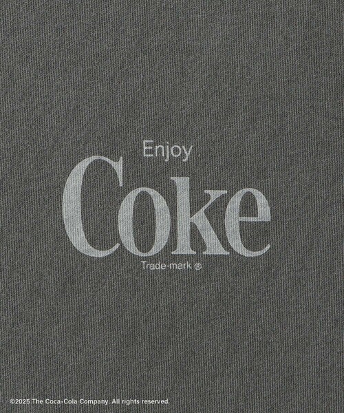 SALON adam et rope'（サロン アダム エ ロペ）の「Coca-Cola ビンテージライクTシャツ（Tシャツ/カットソー・レディース・ベージュ/ライトグレー/ベージュ系その他/グレー・FREE）」の22枚目の写真