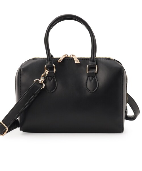 SHOO・LA・RUE(シューラルー)の「【2WAY】ミニボストンバッグ(ショルダーバッグ・レディース・ブラック/ボルドー/ブラウン系・00)」の17枚目の写真