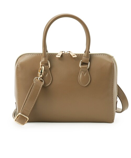 SHOO・LA・RUE(シューラルー)の「【2WAY】ミニボストンバッグ(ショルダーバッグ・レディース・ブラック/ボルドー/ブラウン系・00)」の18枚目の写真