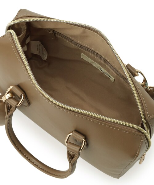 SHOO・LA・RUE(シューラルー)の「【2WAY】ミニボストンバッグ(ショルダーバッグ・レディース・ブラック/ボルドー/ブラウン系・00)」の6枚目の写真