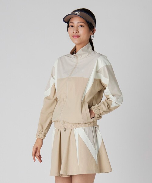 スポーティ ジップ ブルゾン 撥水 ストレッチ（ブルゾン