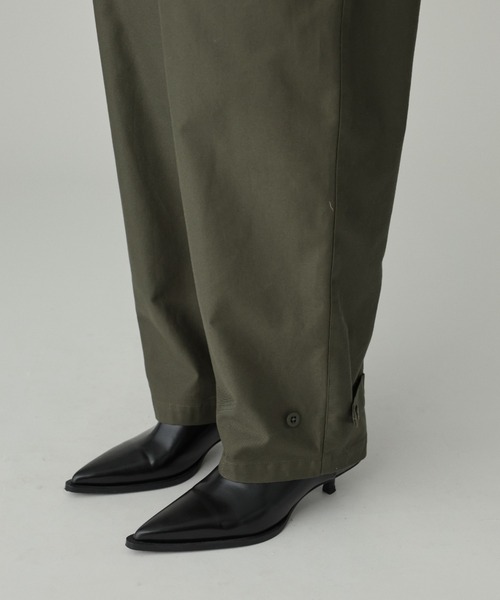 BABYLONE（バビロン）の「裾アジャストカーゴパンツ（カーゴパンツ・レディース・カーキ/チャコール・36inch/38inch）」の22枚目の写真
