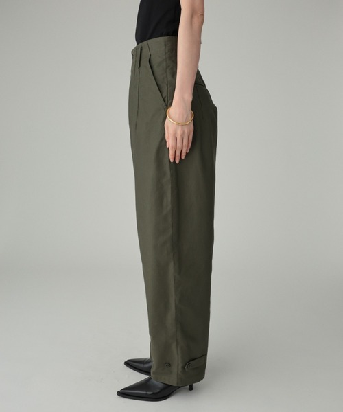 BABYLONE（バビロン）の「裾アジャストカーゴパンツ（カーゴパンツ・レディース・カーキ/チャコール・36inch/38inch）」の16枚目の写真