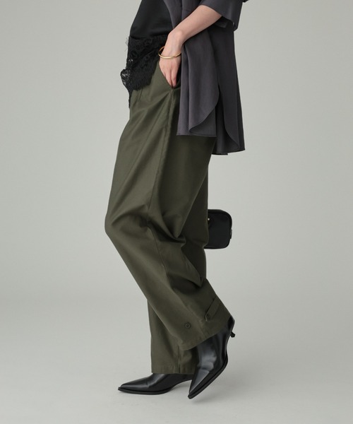 BABYLONE（バビロン）の「裾アジャストカーゴパンツ（カーゴパンツ・レディース・カーキ/チャコール・36inch/38inch）」の13枚目の写真