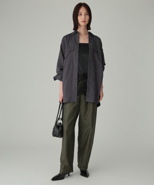 BABYLONE（バビロン）の「裾アジャストカーゴパンツ（カーゴパンツ・レディース・カーキ/チャコール・36inch/38inch）」の9枚目の写真