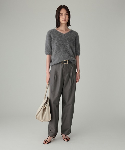 BABYLONE（バビロン）の「裾アジャストカーゴパンツ（カーゴパンツ・レディース・カーキ/チャコール・36inch/38inch）」の5枚目の写真