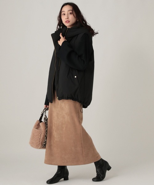 Elura（エルーラ）の「蓄熱綿ベスト/596030（その他アウター・レディース・ブラック/キャメル・FREE）」の4枚目の写真