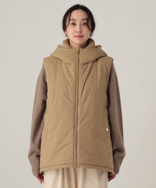 Elura（エルーラ）の「蓄熱綿ベスト/596030（その他アウター・レディース・ブラック/キャメル・FREE）」の11枚目の写真