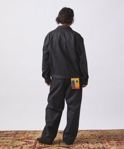 JOURNAL STANDARD relume(ジャーナルスタンダード レリューム)の「UNIVERSAL OVERALL / ユニバーサル オーバーオール 別注 ジップブルゾン(その他アウター・メンズ・ブラックミックス/ブラウン・MEDIUM/LARGE)」の13枚目の写真