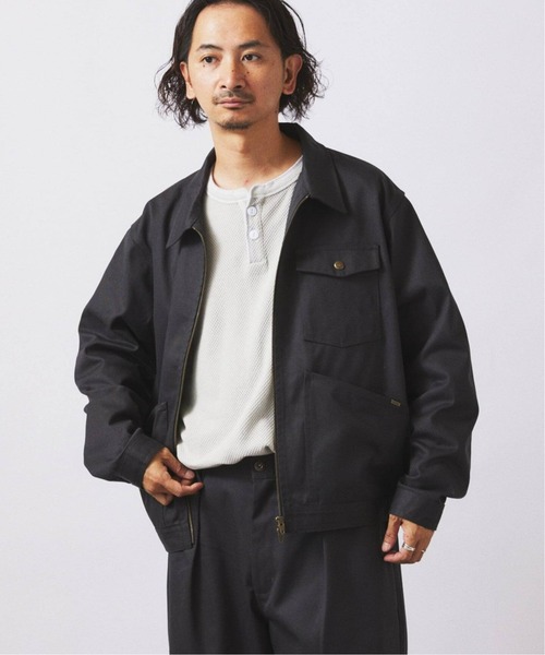 JOURNAL STANDARD relume(ジャーナルスタンダード レリューム)の「UNIVERSAL OVERALL / ユニバーサル オーバーオール 別注 ジップブルゾン(その他アウター・メンズ・ブラックミックス/ブラウン・MEDIUM/LARGE)」の14枚目の写真