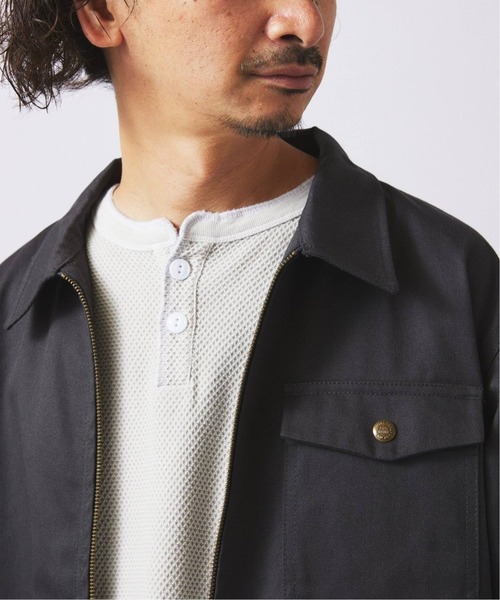 JOURNAL STANDARD relume(ジャーナルスタンダード レリューム)の「UNIVERSAL OVERALL / ユニバーサル オーバーオール 別注 ジップブルゾン(その他アウター・メンズ・ブラックミックス/ブラウン・MEDIUM/LARGE)」の15枚目の写真