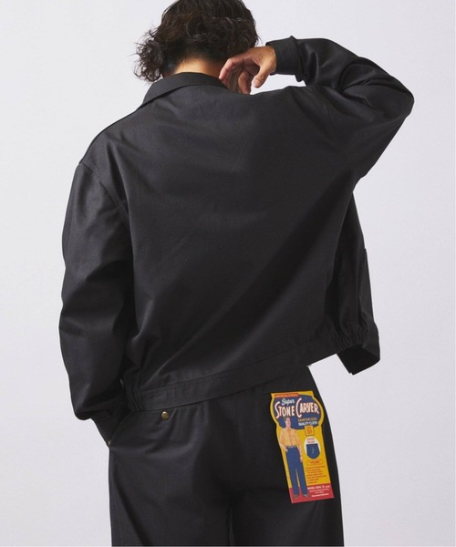 JOURNAL STANDARD relume(ジャーナルスタンダード レリューム)の「UNIVERSAL OVERALL / ユニバーサル オーバーオール 別注 ジップブルゾン(その他アウター・メンズ・ブラックミックス/ブラウン・MEDIUM/LARGE)」の18枚目の写真