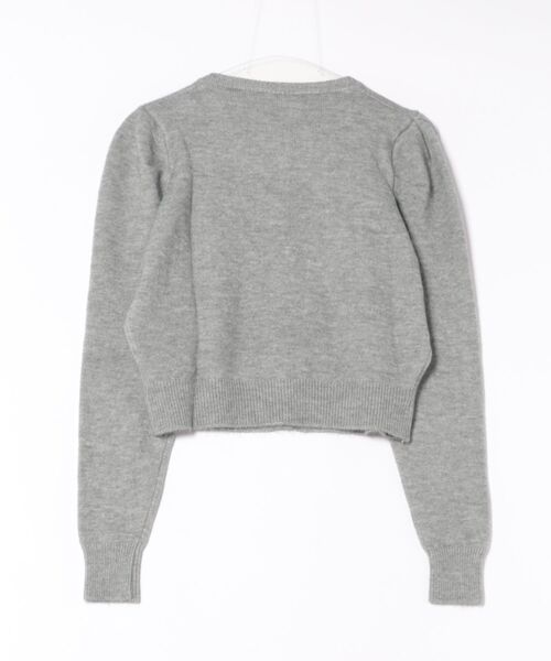 STAY MOTION（ステイモーション）の「【WEB限定】長袖ニットカーディガン［韓国ファッション カジュアル 着回し抜群］≪AW新作≫（カーディガン/ボレロ・レディース・グレー/ベージュ/レッド/ブラック・F）」の9枚目の写真